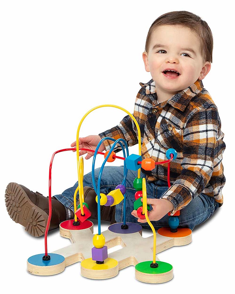melissa & doug classic toy bead maze